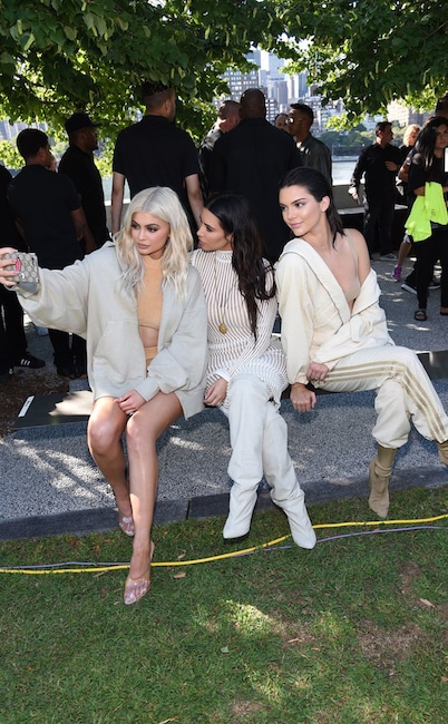 Kylie Jenner, Kim Kardashian, Kendall Jenner, Yeezy Season 4, New York Fashion Week 2016